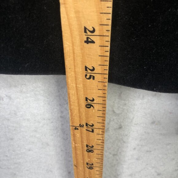 Necessary Objects Blazer Womens Large Black Velvet Double Breasted Made USA - Picture 4 of 13